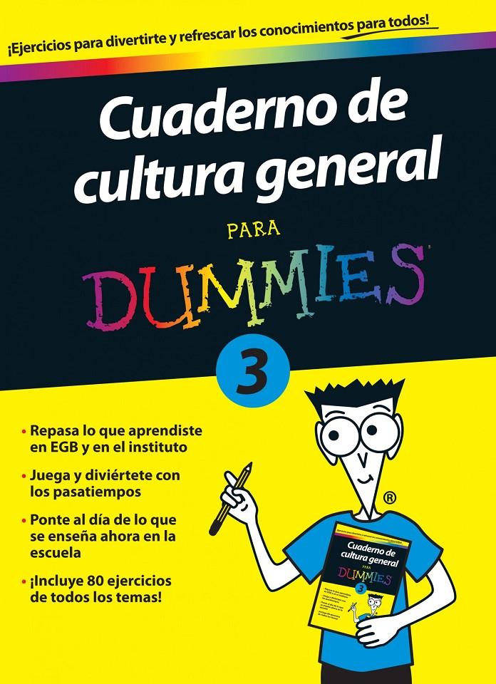 CUADERNO DE CULTURA GENERAL PARA DUMMIES 3 | 9788432900723 | AA. VV. | Galatea Llibres | Librería online de Reus, Tarragona | Comprar libros en catalán y castellano online