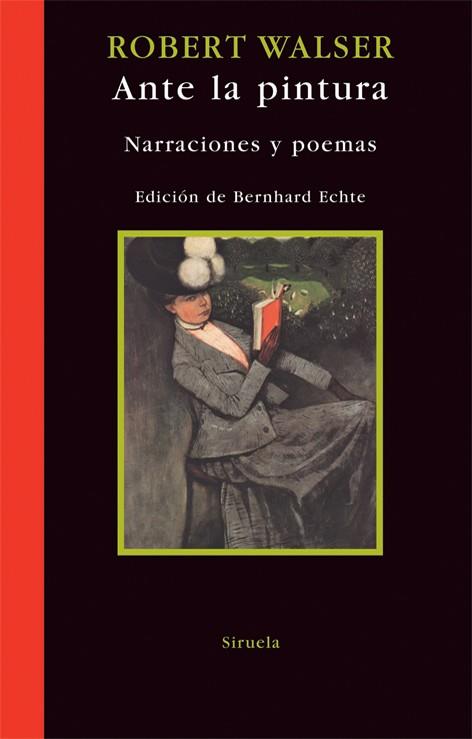 ANTE LA PINTURA | 9788498412246 | WALSER, ROBERT | Galatea Llibres | Librería online de Reus, Tarragona | Comprar libros en catalán y castellano online