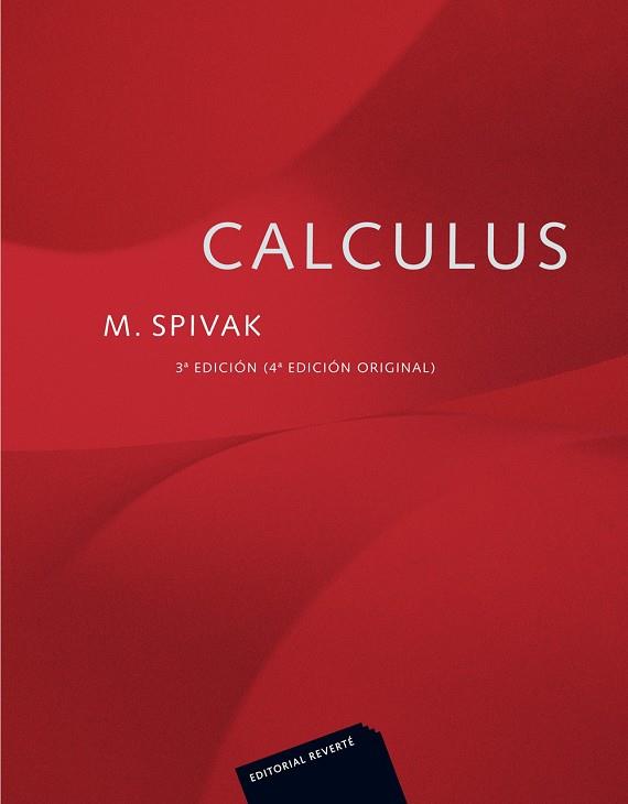 CALCULUS 3º ED. | 9788429151824 | SPIVAK, MICHAEL | Galatea Llibres | Librería online de Reus, Tarragona | Comprar libros en catalán y castellano online