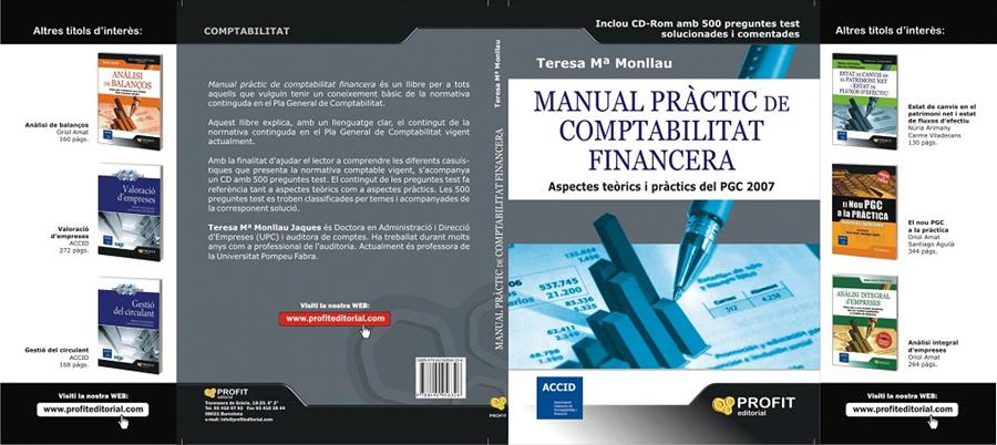 MANUAL PRÀCTIC DE COMPTABILITAT FINANCERA | 9788492956326 | MONLLAU, TERESA Mª | Galatea Llibres | Llibreria online de Reus, Tarragona | Comprar llibres en català i castellà online