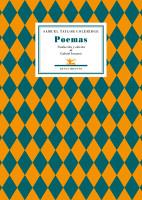 POEMAS | 9788484725237 | TAYLOR COLERIDGE, SAMUEL | Galatea Llibres | Librería online de Reus, Tarragona | Comprar libros en catalán y castellano online