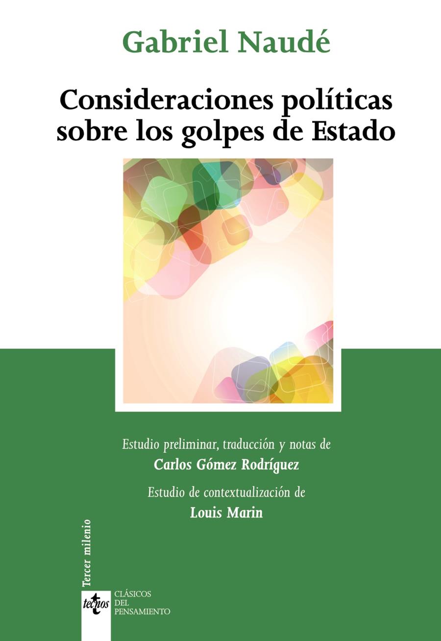 CONSIDERACIONES POLÍTICAS SOBRE LOS GOLPES DE ESTADO | 9788430953783 | NAUDÉ, GABRIEL | Galatea Llibres | Llibreria online de Reus, Tarragona | Comprar llibres en català i castellà online