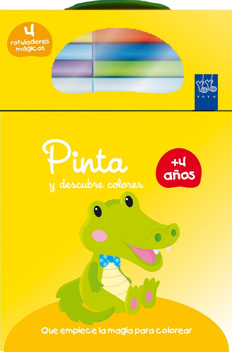 PINTA Y DESCUBRE COLORES +4. COCODRILO | 9788408134749 | Galatea Llibres | Llibreria online de Reus, Tarragona | Comprar llibres en català i castellà online