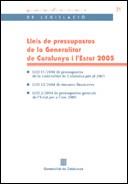 LLEI PRESSUPOSTOS GENERALITAT QL-51 | 9788439367239 | Galatea Llibres | Librería online de Reus, Tarragona | Comprar libros en catalán y castellano online