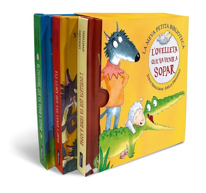 L'OVELLETA QUE VA VENIR A SOPAR LA MEVA PETITA BIBLIOTECA (MANS PETITONES) | 9788448858940 | SMALLMAN, STEVE / DREIDEMY, JOËLLE | Galatea Llibres | Librería online de Reus, Tarragona | Comprar libros en catalán y castellano online