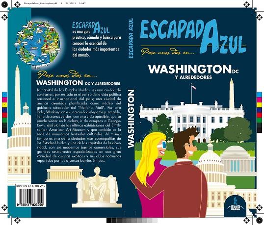 WASHINGTON ESCAPADA AZUL 2019 | 9788417823290 | MONREAL IGLESIA, MANUEL | Galatea Llibres | Librería online de Reus, Tarragona | Comprar libros en catalán y castellano online
