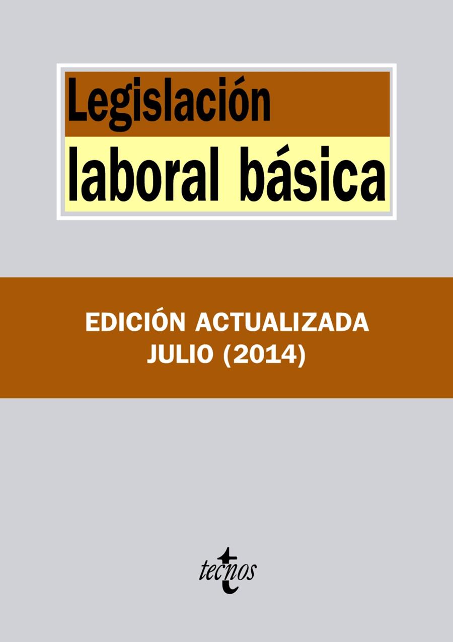 LEGISLACIÓN LABORAL BÁSICA | 9788430963515 | Galatea Llibres | Llibreria online de Reus, Tarragona | Comprar llibres en català i castellà online