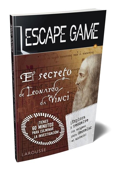 ESCAPE GAME. EL SECRETO DE LEONARDO DA VINCI | 9788417720568 | LAROUSSE EDITORIAL | Galatea Llibres | Librería online de Reus, Tarragona | Comprar libros en catalán y castellano online