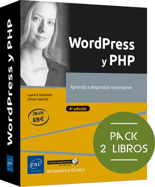 WORDPRESS Y PHP PACK DE DOS LIBROS: APRENDER A DESARROLLAR EXTENSIONES (3ª EDICIÓN) | 9782409050220 | DUMOULIN, LAURENT / HEURTEL, OLIVIER | Galatea Llibres | Librería online de Reus, Tarragona | Comprar libros en catalán y castellano online