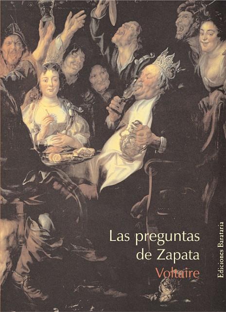 PREGUNTAS DE ZAPATA, LAS | 9788495764317 | VOLTAIRE | Galatea Llibres | Librería online de Reus, Tarragona | Comprar libros en catalán y castellano online