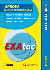 EXATAC 1 ESO MATEMATIQUES | 9788431696504 | AULA D'ESTUDI ASSESSORIA D'ESTUDI S.L. | Galatea Llibres | Librería online de Reus, Tarragona | Comprar libros en catalán y castellano online