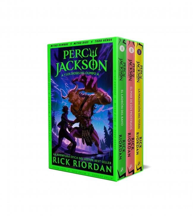 ESTUCHE PERCY JACKSON Y LOS DIOSES DEL OLIMPO 3 VOLS. | 9788419868541 | RIORDAN, RICK | Galatea Llibres | Llibreria online de Reus, Tarragona | Comprar llibres en català i castellà online