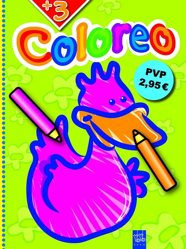 COLOREO +3 | 9788408098270 | YOYO | Galatea Llibres | Llibreria online de Reus, Tarragona | Comprar llibres en català i castellà online