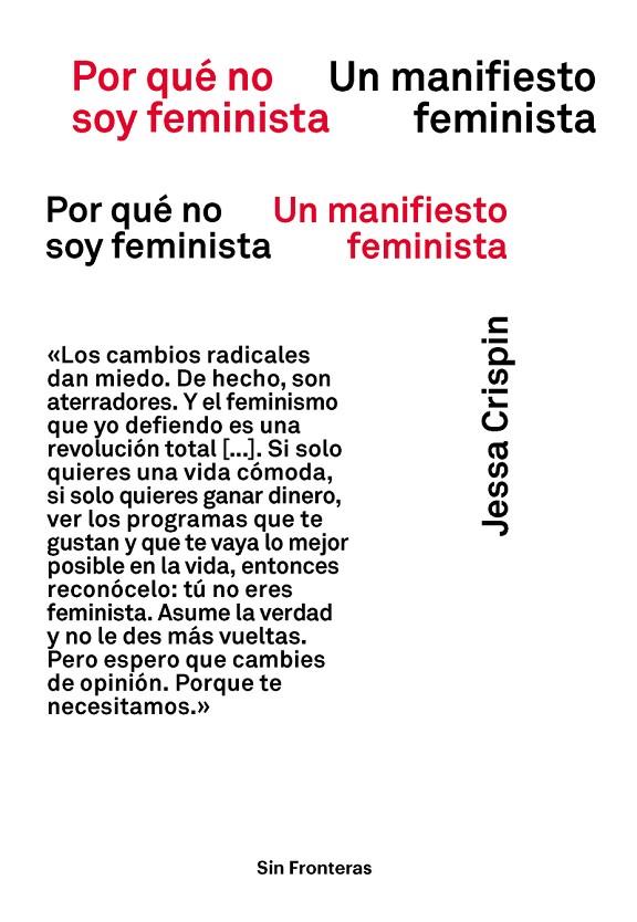 POR QUÉ NO SOY FEMINISTA | 9788417893453 | CRISPIN, JESSA | Galatea Llibres | Librería online de Reus, Tarragona | Comprar libros en catalán y castellano online