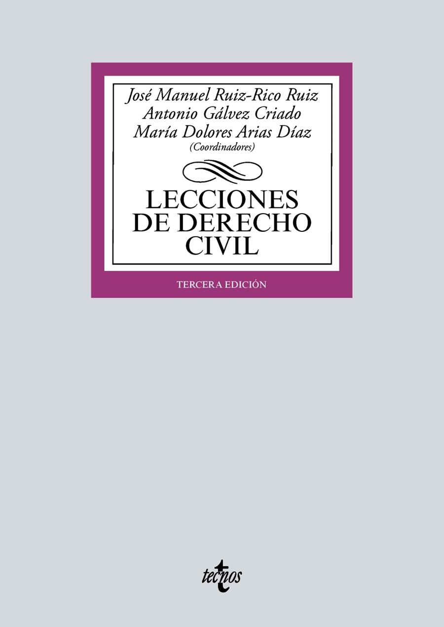 LECCIONES DE DERECHO CIVIL | 9788430983018 | AA.VV | Galatea Llibres | Librería online de Reus, Tarragona | Comprar libros en catalán y castellano online
