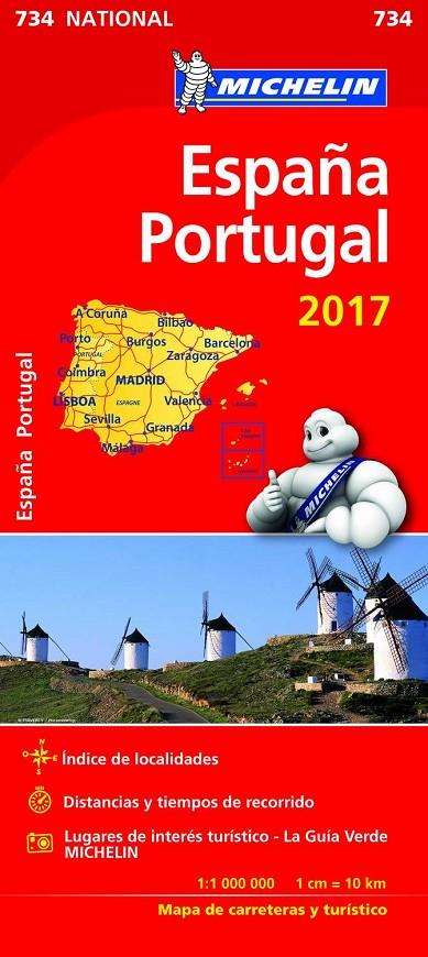 MAPA NATIONAL ESPAÑA - PORTUGAL 1:1.000.000 2017 | 9782067218932 | Galatea Llibres | Librería online de Reus, Tarragona | Comprar libros en catalán y castellano online