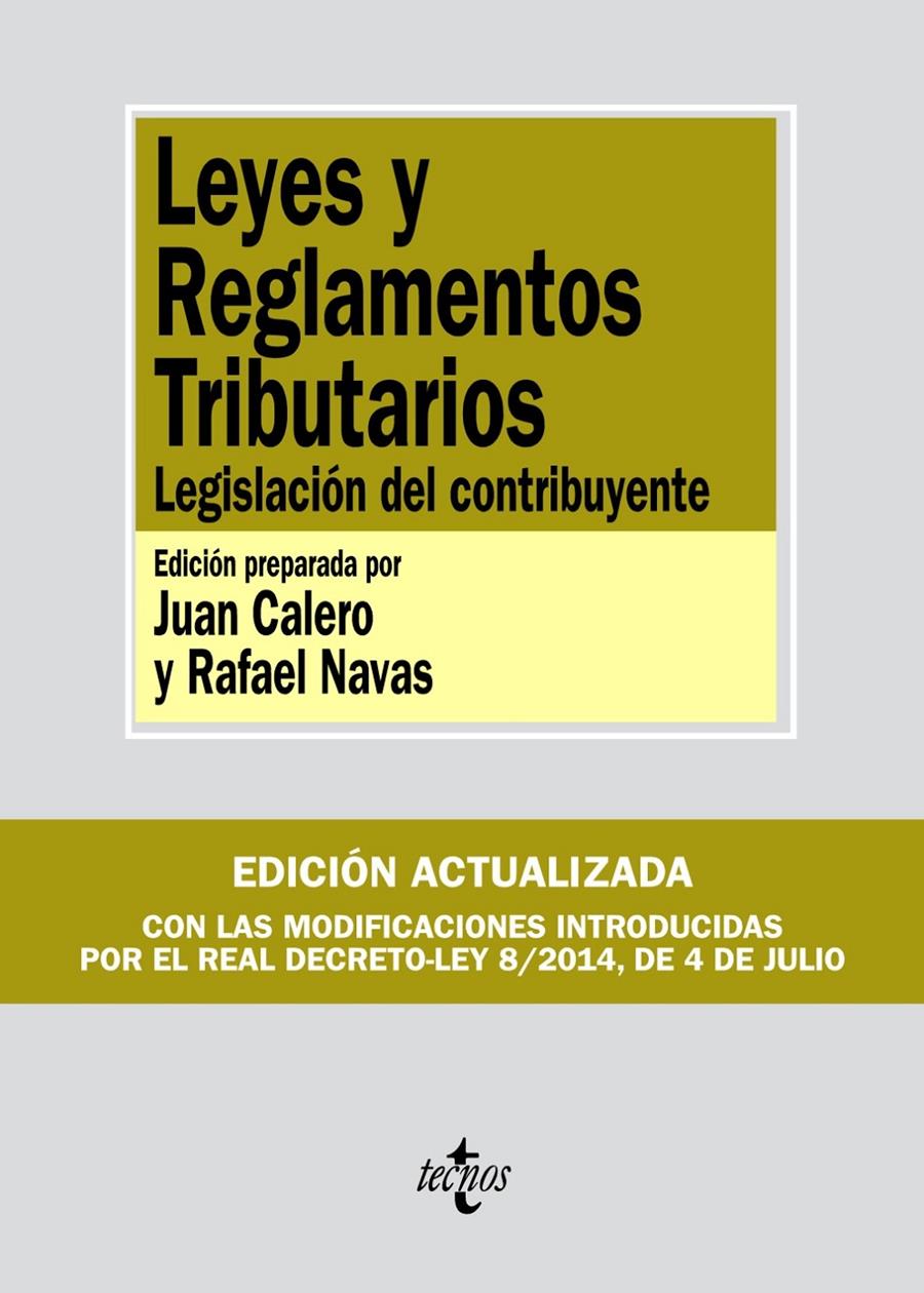 LEYES Y REGLAMENTOS TRIBUTARIOS | 9788430963492 | Galatea Llibres | Llibreria online de Reus, Tarragona | Comprar llibres en català i castellà online