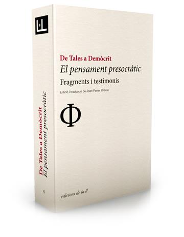 EL PENSAMENT PRESOCRATIC DE TALES A DEMOCRIT | 9788494046704 | FERRER GRACIA, JOAN | Galatea Llibres | Librería online de Reus, Tarragona | Comprar libros en catalán y castellano online