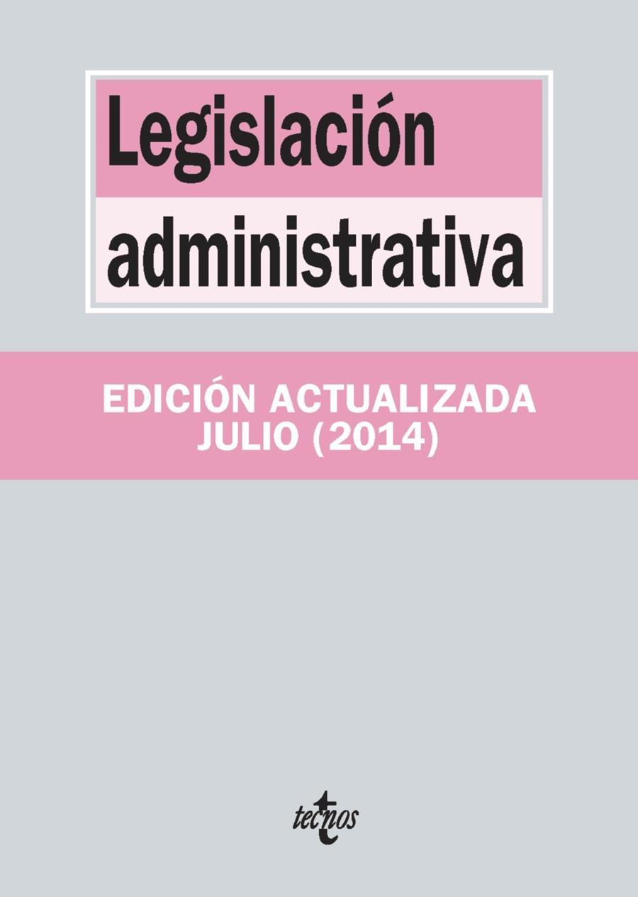 LEGISLACIÓN ADMINISTRATIVA | 9788430962402 | Galatea Llibres | Llibreria online de Reus, Tarragona | Comprar llibres en català i castellà online