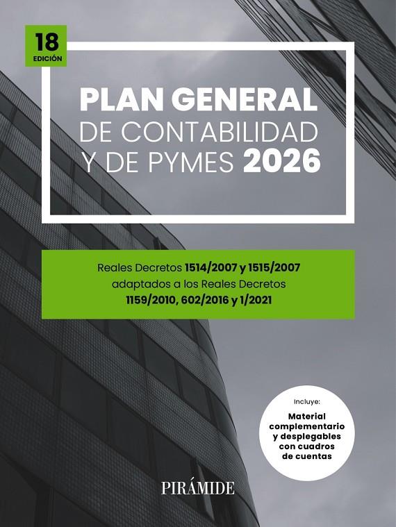 PLAN GENERAL DE CONTABILIDAD Y DE PYMES 2026 | 9788436851601 | Galatea Llibres | Llibreria online de Reus, Tarragona | Comprar llibres en català i castellà online