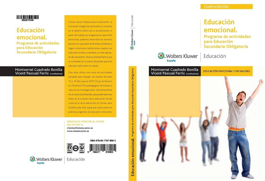 EDUCACION EMOCIONAL. PROGRAMA DE ACTIVIDADES PARA ESO | 9788471978905 | CUADRADO BONILLA, MONTSERRAT/PASCUAL FERRIS, VICENT | Galatea Llibres | Librería online de Reus, Tarragona | Comprar libros en catalán y castellano online