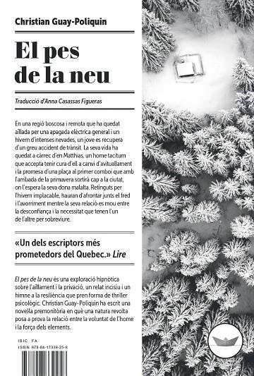 EL PES DE LA NEU | 9788417339258 | GUAY-POLIQUIN, CHRISTIAN | Galatea Llibres | Llibreria online de Reus, Tarragona | Comprar llibres en català i castellà online