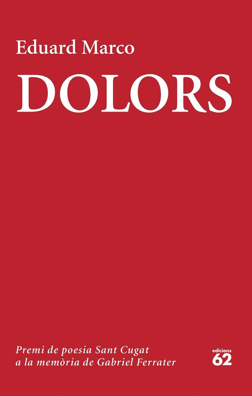 DOLORS | 9788429782141 | MARCO, EDUARD | Galatea Llibres | Librería online de Reus, Tarragona | Comprar libros en catalán y castellano online