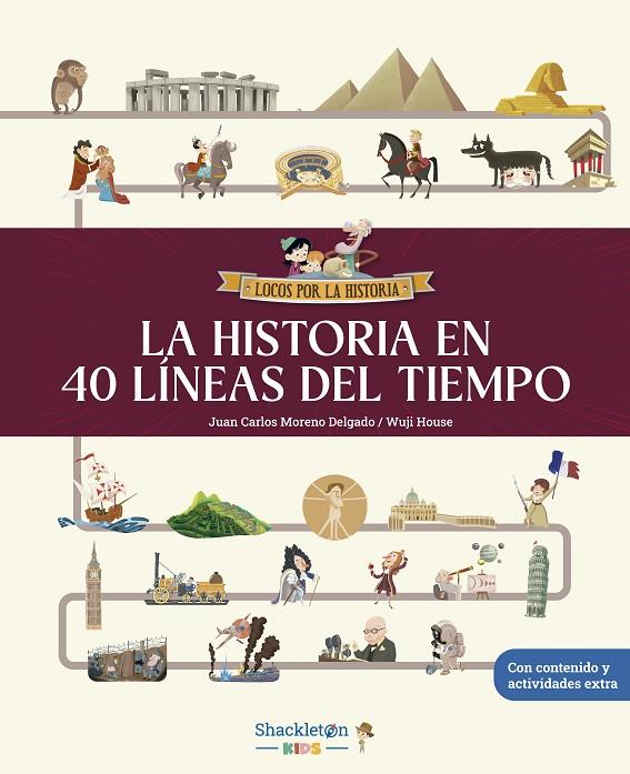 LA HISTORIA EN 40 LÍNEAS DEL TIEMPO | 9788413614281 | MORENO DELGADO, JUAN CARLOS | Galatea Llibres | Librería online de Reus, Tarragona | Comprar libros en catalán y castellano online