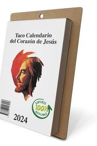 CALENDARIO TACO 2024 SAGRADO CORAZON JESUS PARED | 9788427147058 | Galatea Llibres | Librería online de Reus, Tarragona | Comprar libros en catalán y castellano online