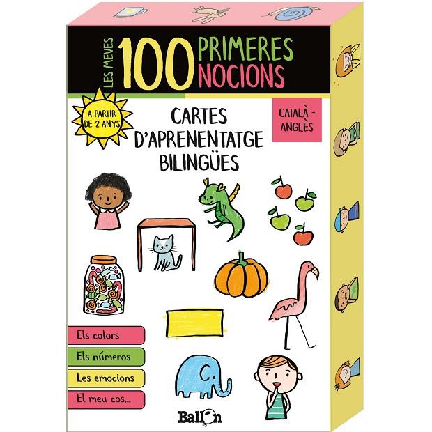 LES MEVES 100 PRIMERES NOCIONS CARTES D'APRENENTATGE BILINGUES | 9789403220352 | BALLON | Galatea Llibres | Librería online de Reus, Tarragona | Comprar libros en catalán y castellano online