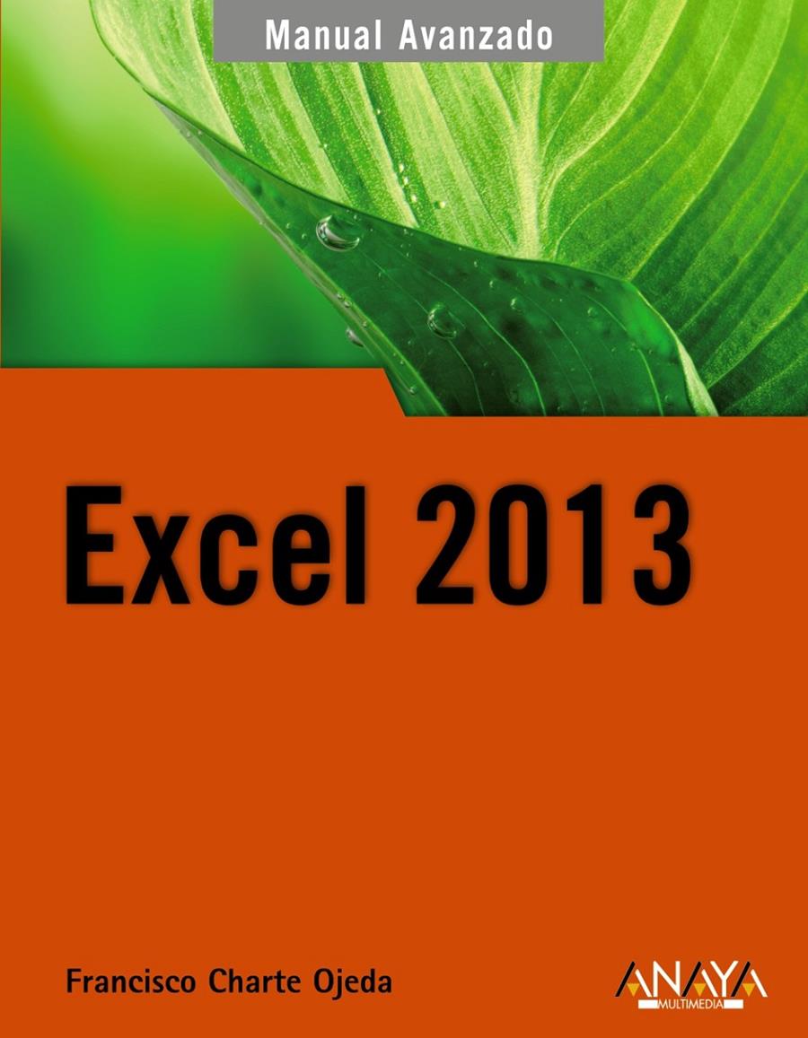 EXCEL 2013 MANUAL AVANZADO | 9788441533615 | CHARTE, FRANCISCO | Galatea Llibres | Librería online de Reus, Tarragona | Comprar libros en catalán y castellano online
