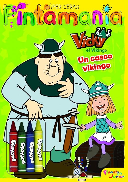 VICKY EL VIKINGO. PINTAMANÍA SÚPER CERAS | 9788408109471 | VIVKY EL VIKINGO | Galatea Llibres | Librería online de Reus, Tarragona | Comprar libros en catalán y castellano online
