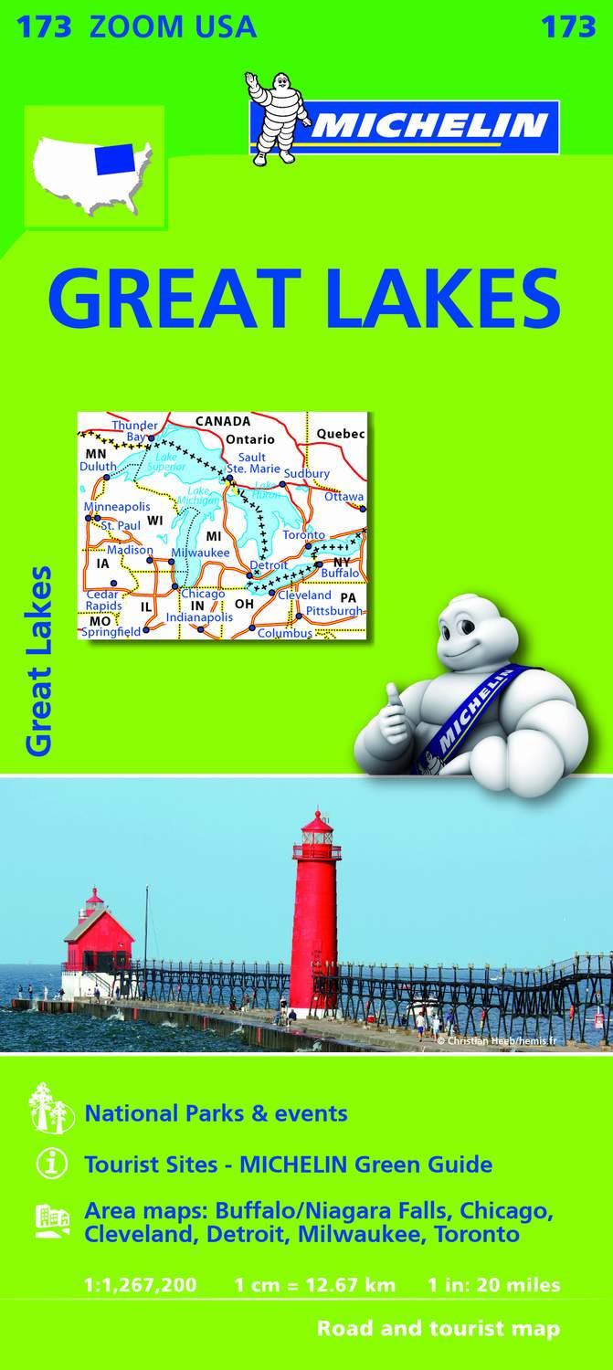 GREAT LAKES MAPA 173 MICHELIN 1:1 267 200 | 9782067190849 | VARIOS AUTORES | Galatea Llibres | Librería online de Reus, Tarragona | Comprar libros en catalán y castellano online