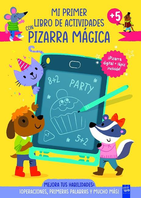 MI PRIMER LIBRO DE ACTIVIDADES CON PIZARRA MÁGICA. AMARILLO | 9788408313571 | Galatea Llibres | Librería online de Reus, Tarragona | Comprar libros en catalán y castellano online
