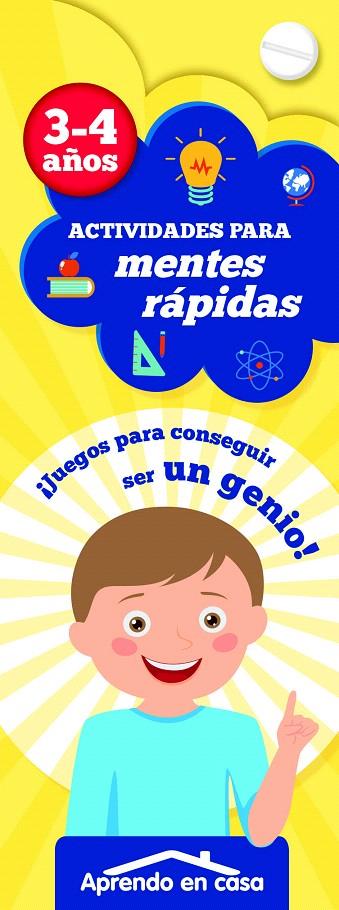 ACTIVIDADES PARA MENTES RAPIDAS (3-4 AÑOS) | 9788499396385 | AA.VV. | Galatea Llibres | Librería online de Reus, Tarragona | Comprar libros en catalán y castellano online