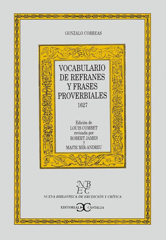 VOCABULARIO DE REFRANES Y FRASES PROVERBIALES | 9788470398766 | CORREAS, GONZALO | Galatea Llibres | Llibreria online de Reus, Tarragona | Comprar llibres en català i castellà online