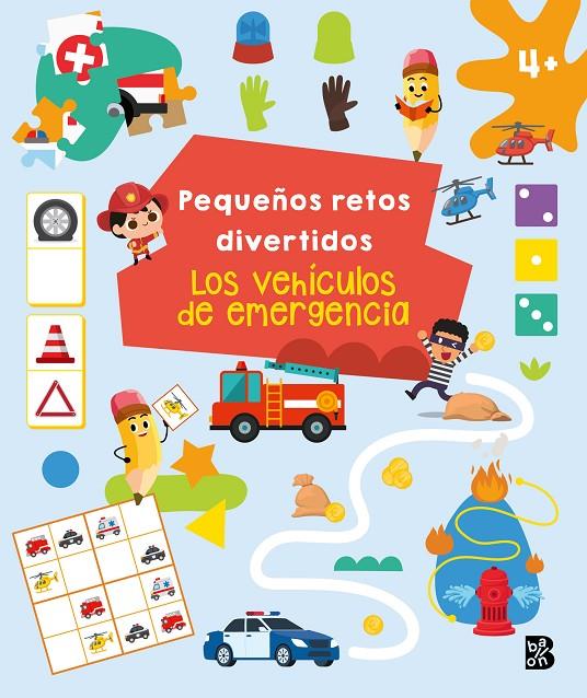 PEQUEÑOS RETOS DIVERTIDOS-VEHÍCULOS DE EMERGENCIA | 9789403244587 | Galatea Llibres | Librería online de Reus, Tarragona | Comprar libros en catalán y castellano online