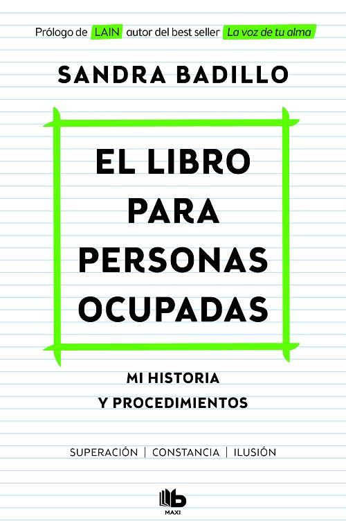 EL LIBRO PARA PERSONAS OCUPADAS | 9788413142494 | BADILLO, SANDRA | Galatea Llibres | Llibreria online de Reus, Tarragona | Comprar llibres en català i castellà online