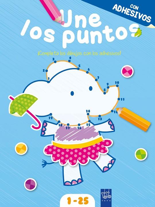 UNE LOS PUNTOS CON ADHESIVOS. AZUL | 9788408148753 | Galatea Llibres | Librería online de Reus, Tarragona | Comprar libros en catalán y castellano online