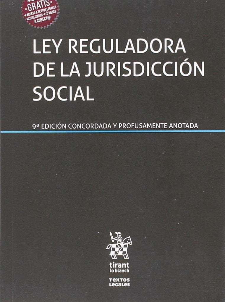 LEY REGULADORA DE LA JURISDICCION SOCIAL 9ª ED 2018 | 9788491905509 | MONTERO AROCA, JUAN/Y OTROS | Galatea Llibres | Llibreria online de Reus, Tarragona | Comprar llibres en català i castellà online