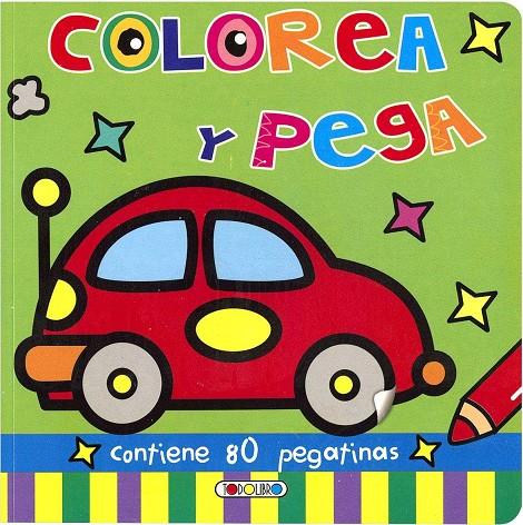 COLOREA Y PEGA COCHE | 9788417489465 | A.A.V.V. | Galatea Llibres | Librería online de Reus, Tarragona | Comprar libros en catalán y castellano online