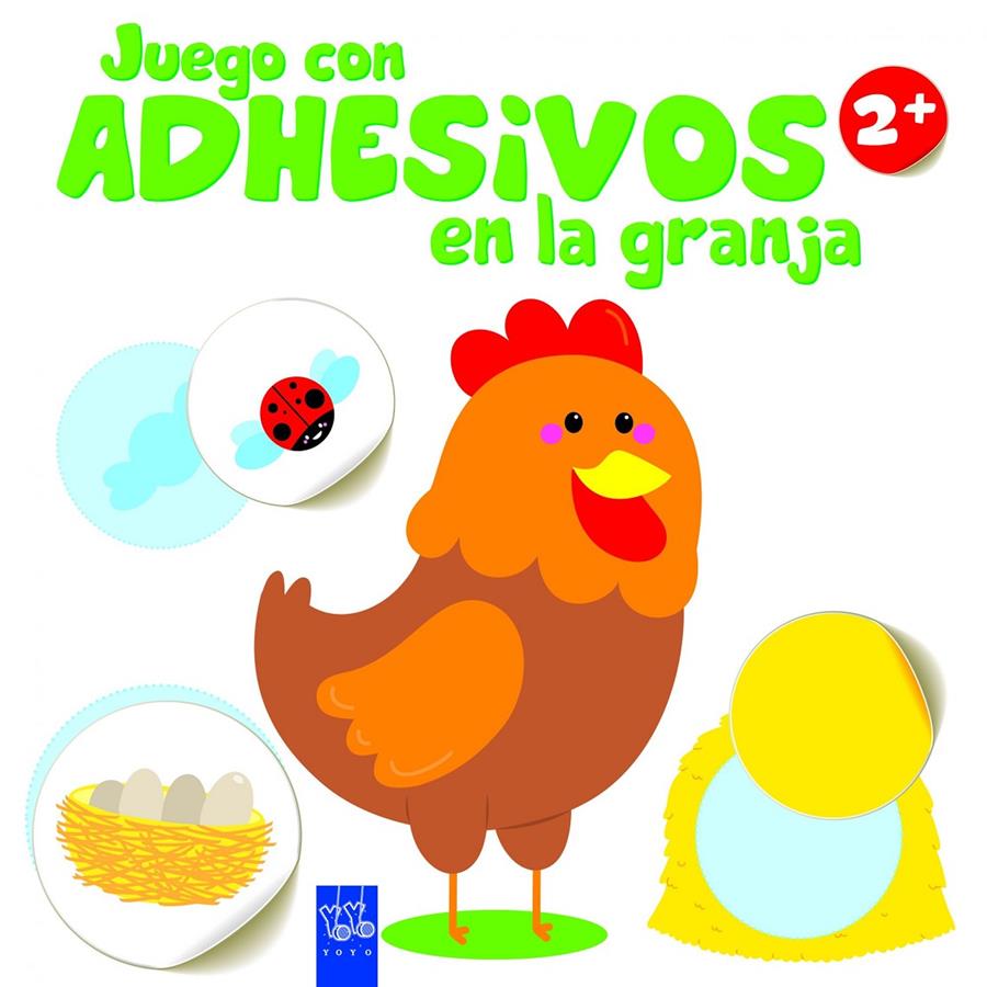 JUEGO CON ADHESIVOS EN LA GRANJA +2. GALLINA | 9788408148708 | Galatea Llibres | Librería online de Reus, Tarragona | Comprar libros en catalán y castellano online