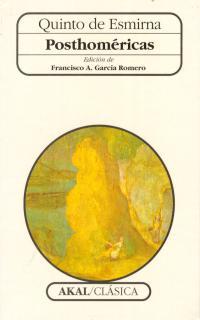 POSTHOMERICAS | 9788446004462 | QUINTO DE ESMIRNA | Galatea Llibres | Llibreria online de Reus, Tarragona | Comprar llibres en català i castellà online