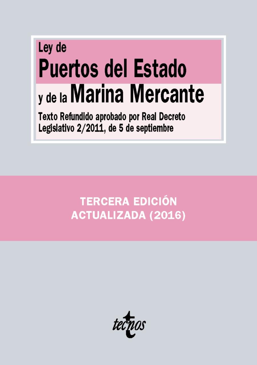 LEY DE PUERTOS DEL ESTADO Y DE LA MARINA MERCANTE | 9788430969159 | Galatea Llibres | Librería online de Reus, Tarragona | Comprar libros en catalán y castellano online