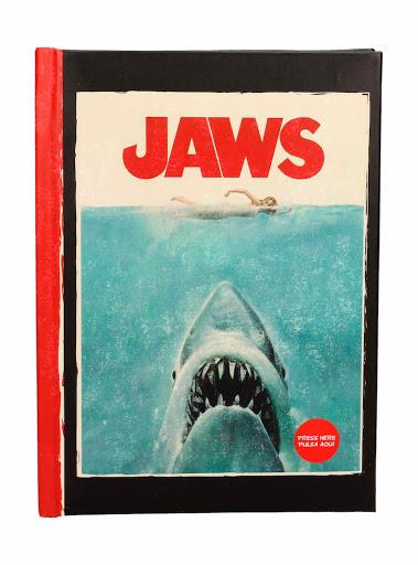 LIBRETA CON LUZ JAWS (TIBURON) | 8435450224522 | Galatea Llibres | Llibreria online de Reus, Tarragona | Comprar llibres en català i castellà online