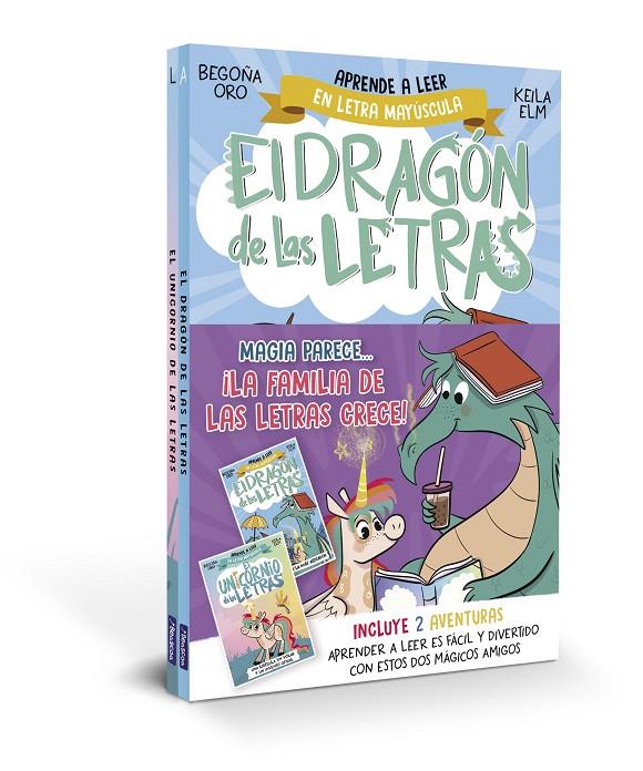 EL DRAGÓN DE LAS LETRAS - MAGIA PARECE... ¡LA FAMILIA DE LAS LETRAS CRECE! PACK | 9788448869588 | ORO, BEGOÑA | Galatea Llibres | Librería online de Reus, Tarragona | Comprar libros en catalán y castellano online