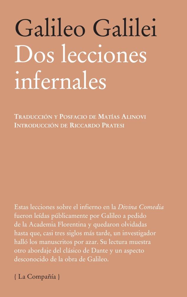 DOS LECCIONES INFERNALES | 9788483931707 | GALILEO | Galatea Llibres | Llibreria online de Reus, Tarragona | Comprar llibres en català i castellà online