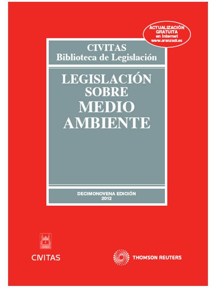 LEGISLACION SOBRE MEDIO AMBIENTE  | 9788447039579 | CIVITAS, DEPARTAMENTO DE REDACCIÓN | Galatea Llibres | Librería online de Reus, Tarragona | Comprar libros en catalán y castellano online