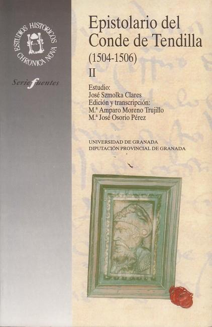 EPISTOLARIO DEL CONDE DE TENDILLA 2 VOLS | 9788433822321 | SZMOLKA CLARES | Galatea Llibres | Librería online de Reus, Tarragona | Comprar libros en catalán y castellano online