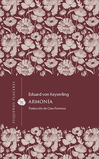 ARMONIA | 9788412401967 | VON KEYSERLING, EDUARD | Galatea Llibres | Librería online de Reus, Tarragona | Comprar libros en catalán y castellano online